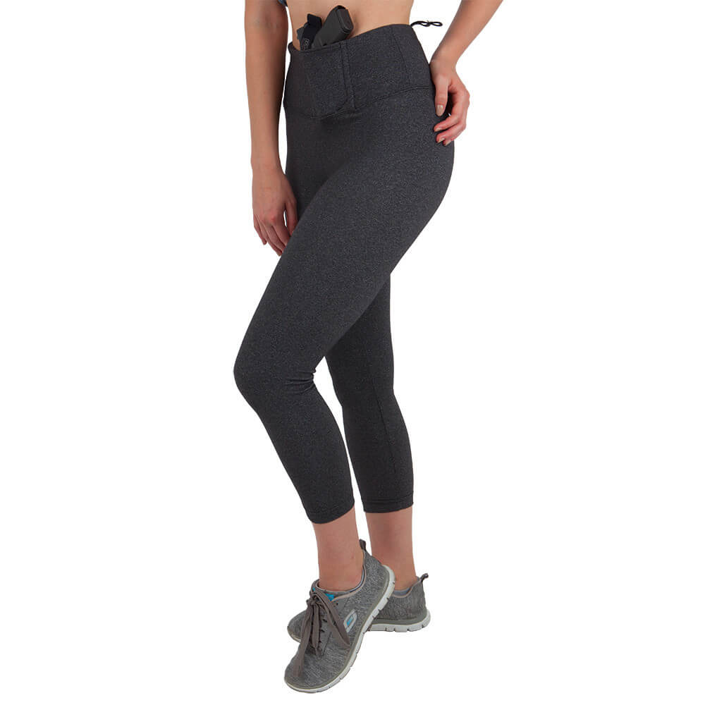 Womens Concealed Carry Original Leggings Crop Length