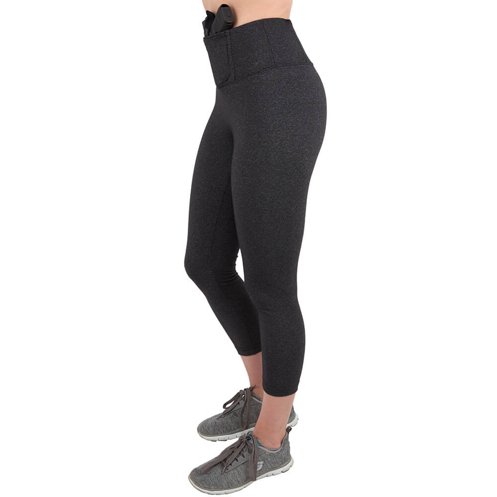 Women's Concealed Carry Original Leggings Crop Length 3 Pack