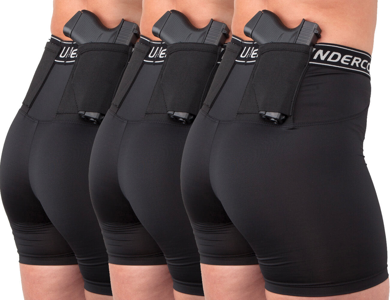 Women's Concealed Carry 4 Shorts Multi-Pack