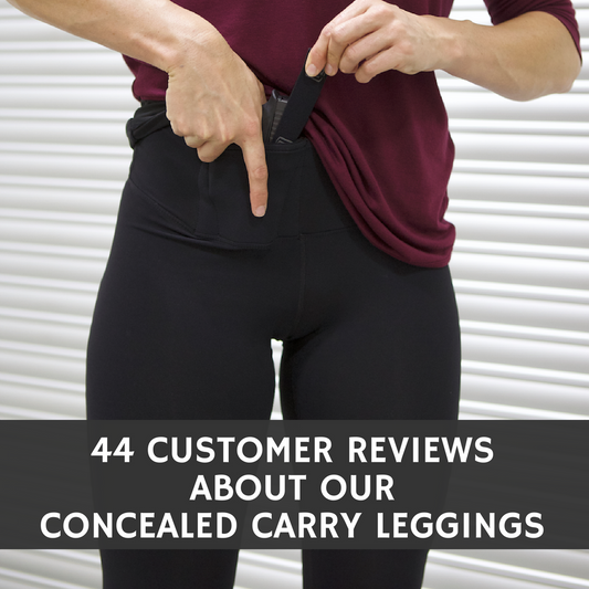 44 Customer Reviews About Our Concealed Carry Leggings