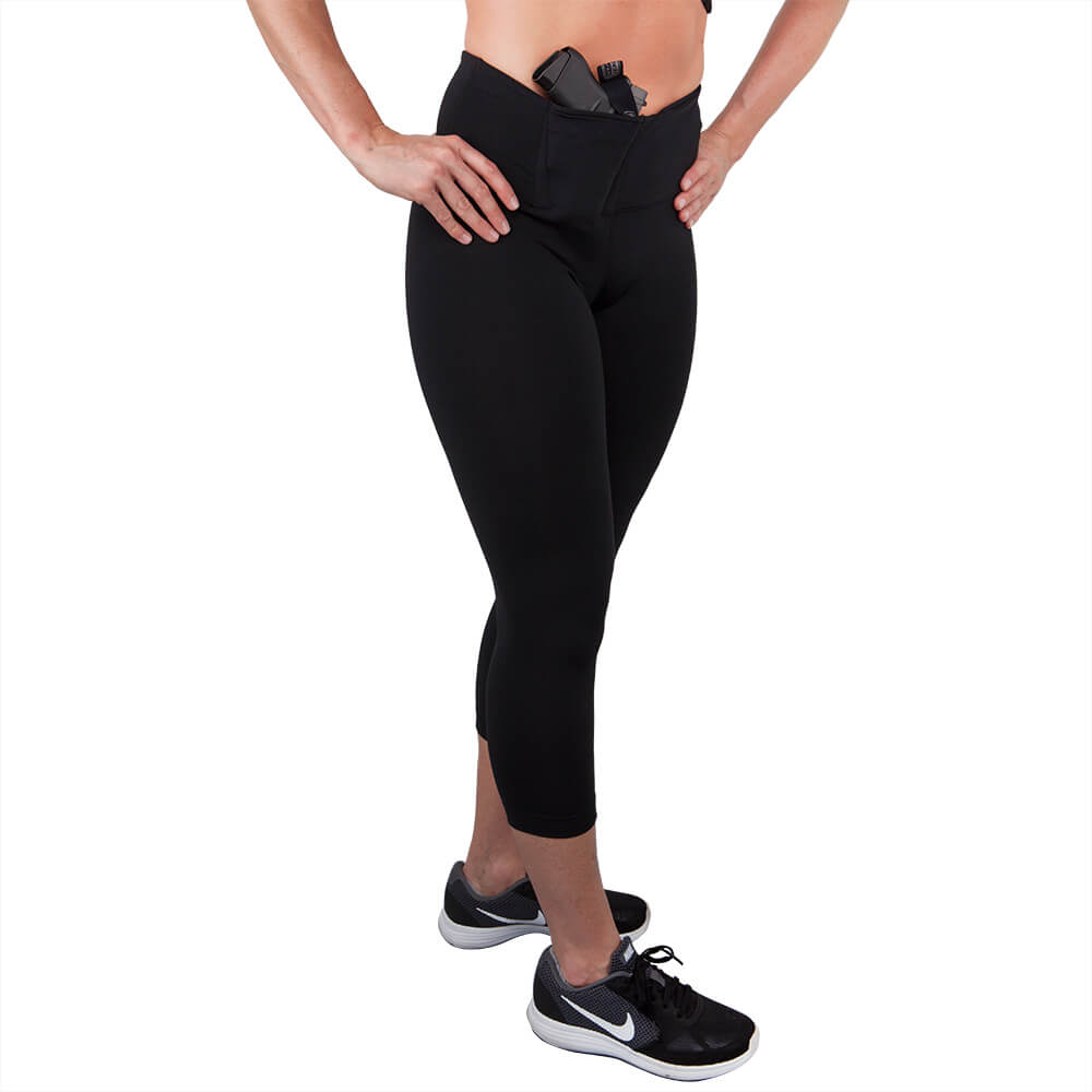 Women's Concealed Carry Original Leggings Crop Length 3 Pack – UnderTech  UnderCover