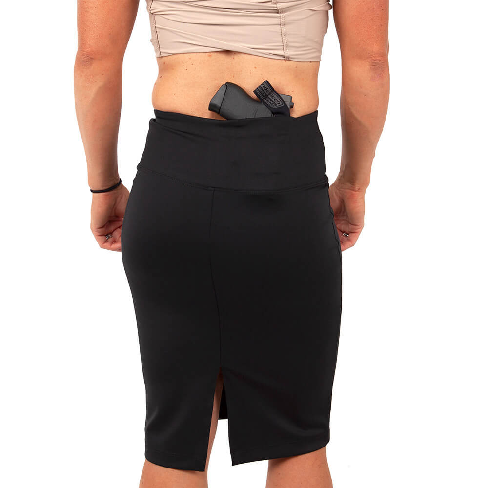 Womens Concealed Carry Thigh Holster Shorts