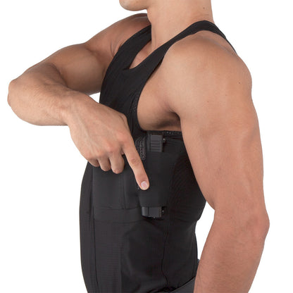 Mens Concealed Carry Coolux Mesh Tank - Undertech Undercover