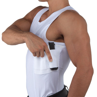 Mens Concealed Carry Coolux Mesh Tank - Undertech Undercover