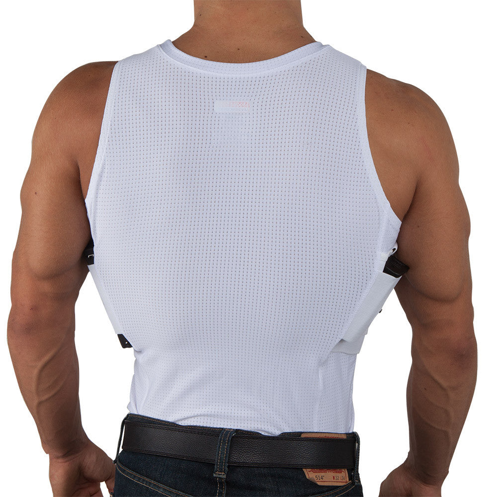 Mens Concealed Carry Coolux Mesh Tank - Undertech Undercover