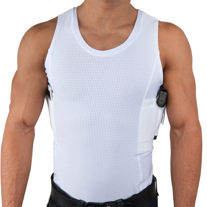 Mens Concealed Carry Coolux Mesh Tank - Undertech Undercover